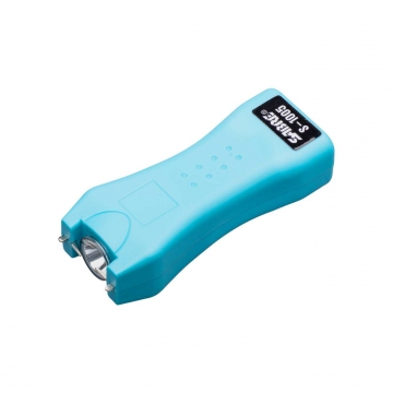 SABRE 2-in-1 Stun Gun and Flashlight with Belt Holster – Turquoise