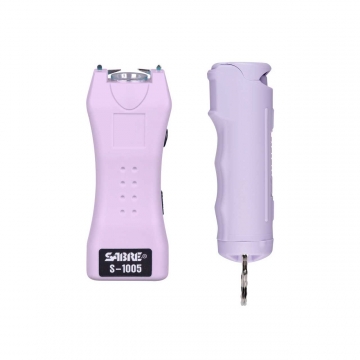 Sabre Pepper Spray and 2-in-1 Stun Gun Multi-Range Protection Pack – Purple