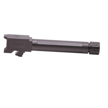 True Precision Glock 19 Threaded Barrel – Black DLC Coated (Gen 1-5)