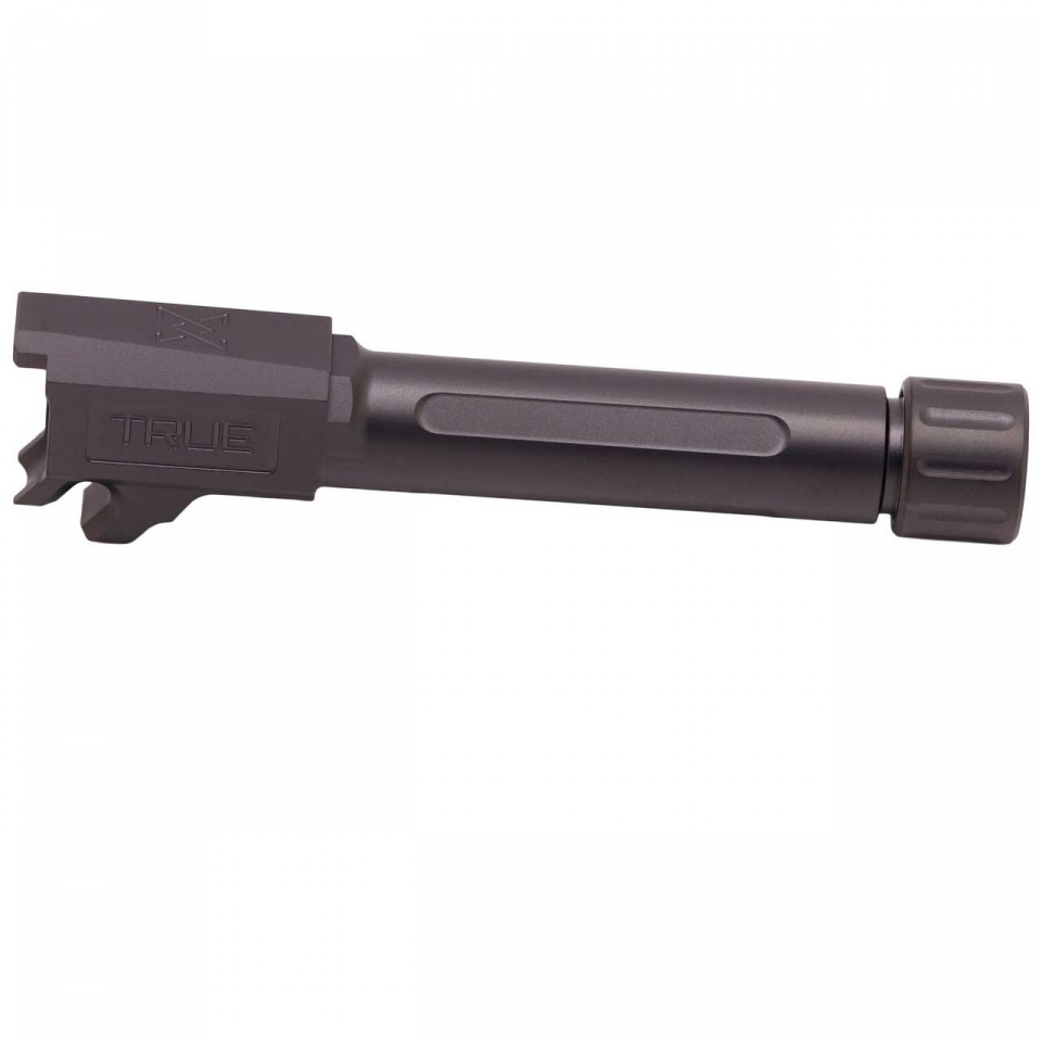 True Precision P365 Threaded Barrel – Black DLC, 3.1"