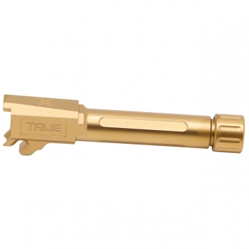 True Precision P365 Threaded Barrel – Gold TiN, 3.1”