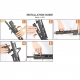 UTG PRO® AR15 Drop-in Quad Rail Handguard – Carbine-Length with FSP Cutout