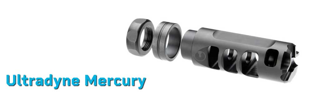 Ultradyne Mercury  Muzzle Brake for Precision Rifles | Mounts Plus