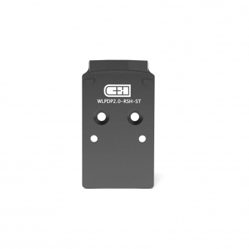C&H Precision Optic Plate for Walther Defense PDP 2.0 to Trijicon RMR & Holosun 407C/507C – Steel