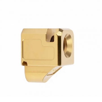 Zaffiri Precision Blowhole Compensator for Glock 43 / 43X / 48 – Gold TiN