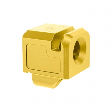 Zaffiri Precision Blowhole Compensator for Glock 9mm – Gold Finish