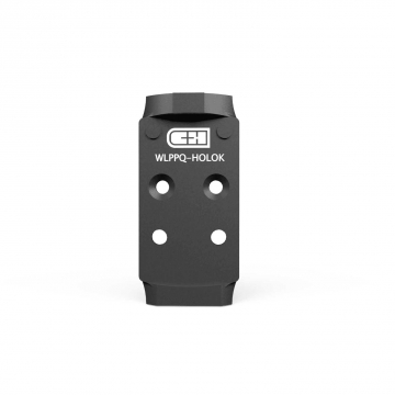 C&H Precision Walther PPQ / Q4 / Q5 Holosun 407K / 507K Steel Optic Plate – Integrated Rear Sight