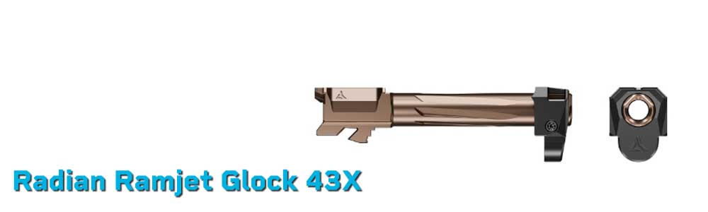 Radian Afterburner + Ramjet for Glock 43 & 43X | Barrel + Comp