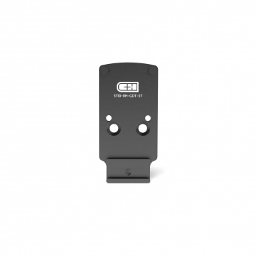 C&H Precision Optic Plate for Staccato DUO to Trijicon RMR & Holosun 407C, 507C, - Steel with Doveta