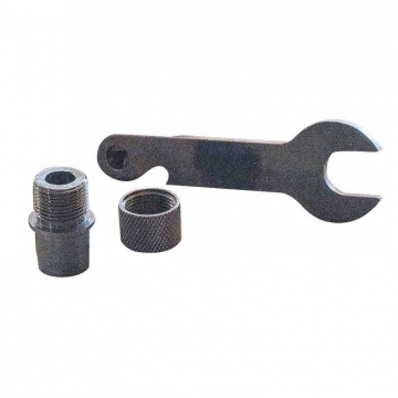 Gemtech Smith & Wesson M&P Compact 22 Adapter and Wrench – 3/8x24 to 1/2x28