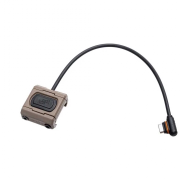 Unity Tactical ModButton Lite (FDE) –  7" USB-C Single Lead Remote Switch