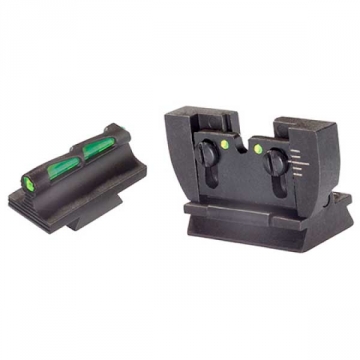 HiViz Ruger 10/22 Sights – Adjustable Front & Rear Fiber Optic Sight Set