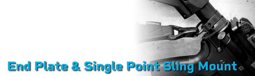 AR End Plate with Single Point Sling Mount