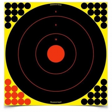 Birchwood Casey Shoot•N•C 17.25" Bull's-eye Target 12 Pack