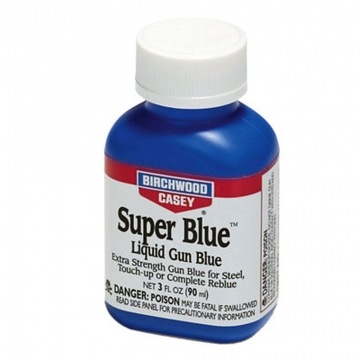 Birchwood Casey Super Blue Liquid Gun Blue - 3 fl oz, Plastic Bottle