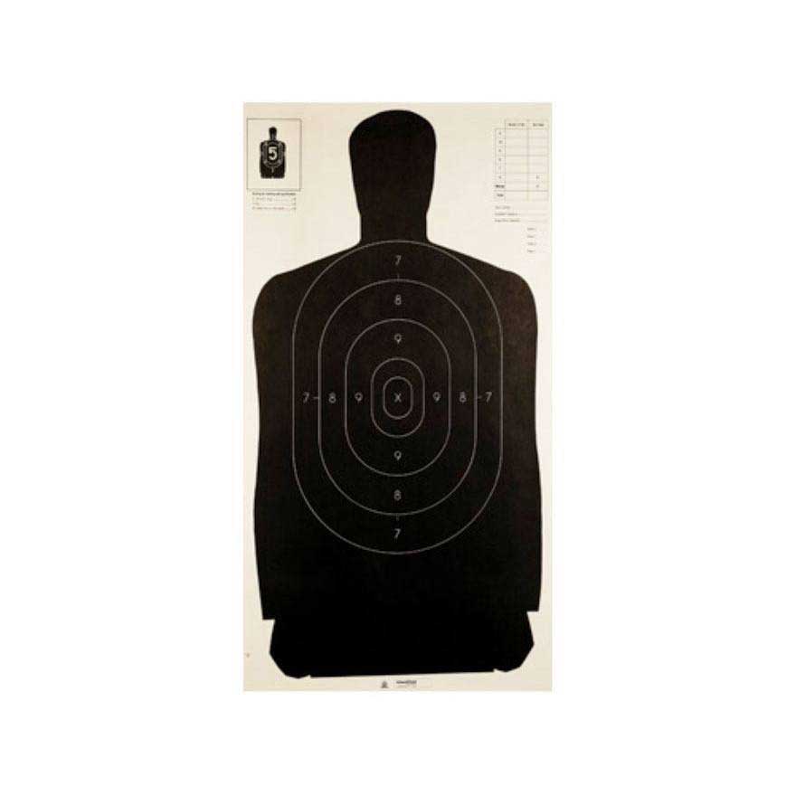 Police Silhouette Targets  B-27 24" x 25" - 100pk