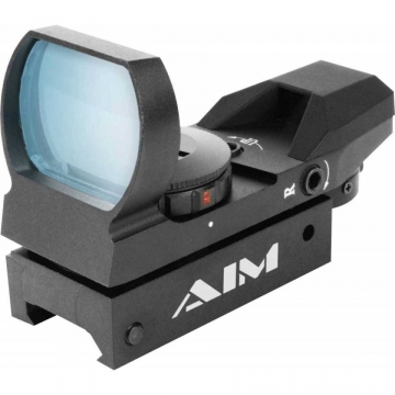 AIM Sports Reflex Red & Green Dot Sight  w/ 4 Different Reticles RT4-03