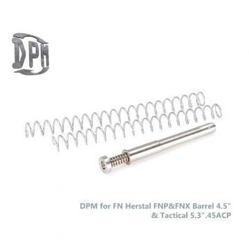 DPM Recoil Rod Reducer System for FN Herstal FNP & FNX Barrel 4.5″ & Tactical 5.3″.45ACP