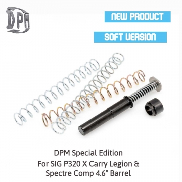 DPM Recoil Reduction System For SIG P320 X Carry Legion & Spectre Comp 4.6″ Barrel (Soft Version)