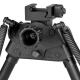 Harris S-LP Bipod | 9-13" Swivel Picatinny Bipod with Notched Legs