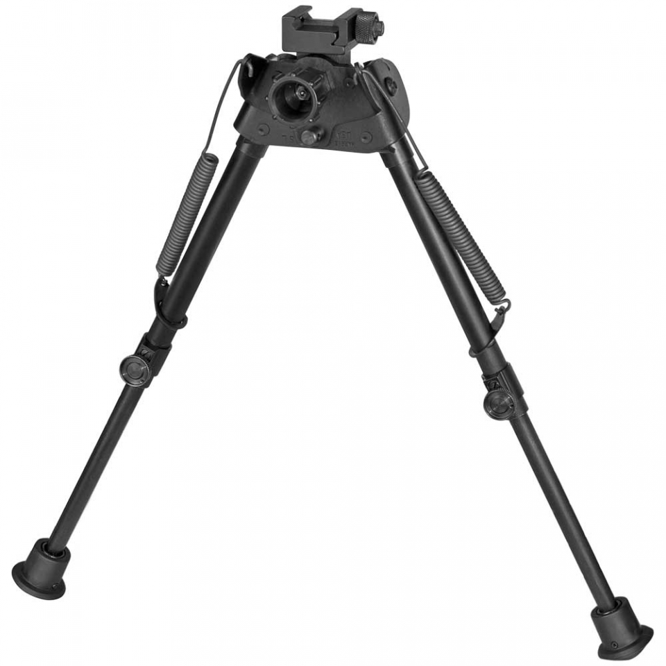 Harris S-LP Bipod | 9-13" Swivel Picatinny Bipod with Notched Legs