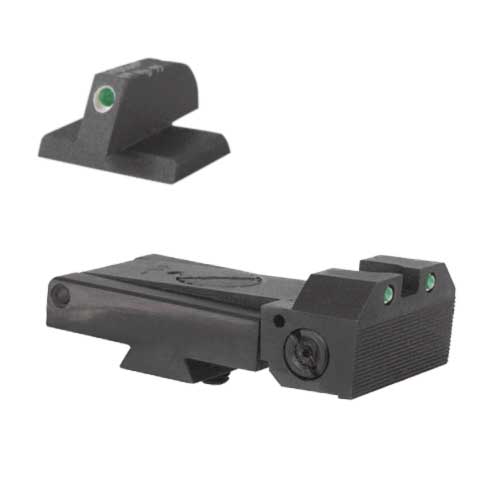 Kensight Kimber Adjustable Kensight 1911 Night Sight Set Trijicon Tritium Insert
