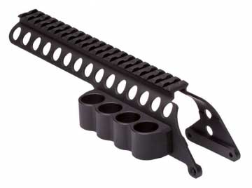 Mesa Tactical SureShell Remington 870 Side Saddle Shell Carrier & Scope Mount 8.5" (4-Shell, 12-GA)