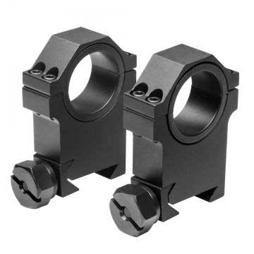 NcSTAR 30mm X 1.5"H HD Weaver Rings with 1" Inserts