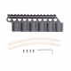 Mesa Tactical SureShell Remington V3 Side Saddle Shell Holder & Rail, Aluminum (6-Shell, 12-GA, 5¾)