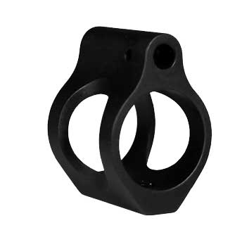 Sadlak Low Profile AR-15 Gas Block .750 Bore -  "Skeletonized" Steel with Black Nitride Finish