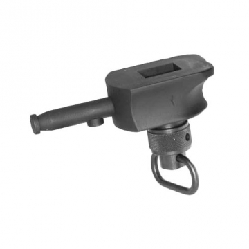 Flat-top non-canting universal mounting adaptor, mounts directly on any Uncle Mike's-type QD sling s