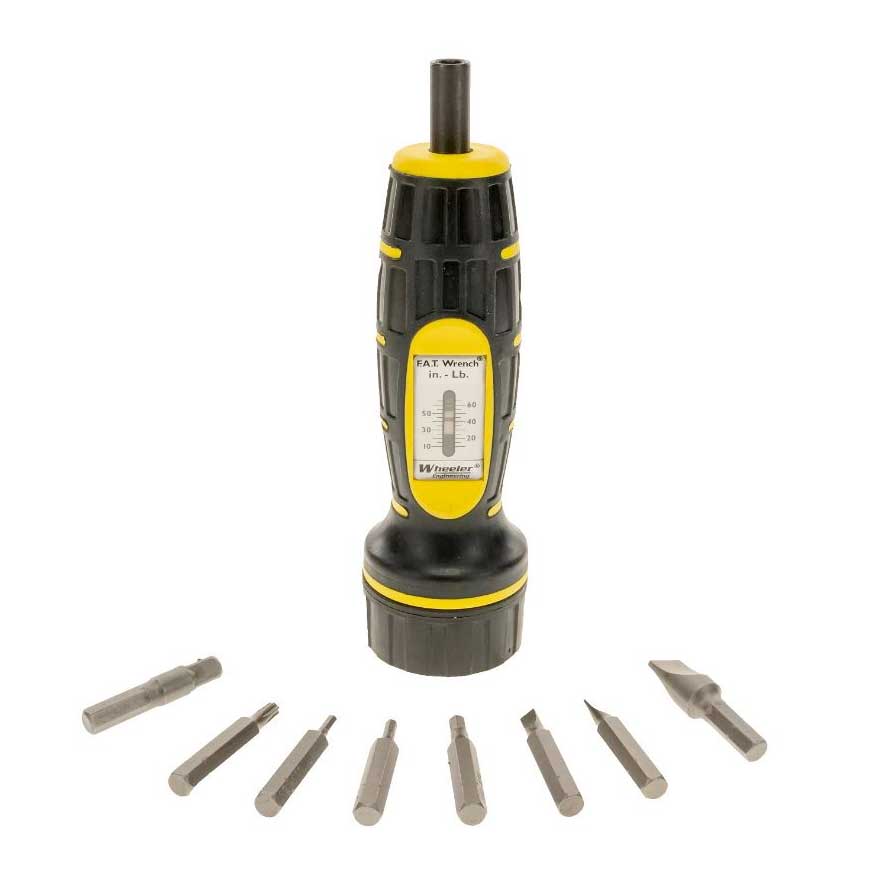 Wheeler F.A.T. Wrench with 10 Bit Set - Firearm Accurizing Torque Wrench