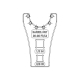 Vism AR15 Crows Foot Barrel Tool / AR15 Barrel Nut Wrench