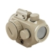 Vism Micro Green Dot Sight with Red Laser - Tan