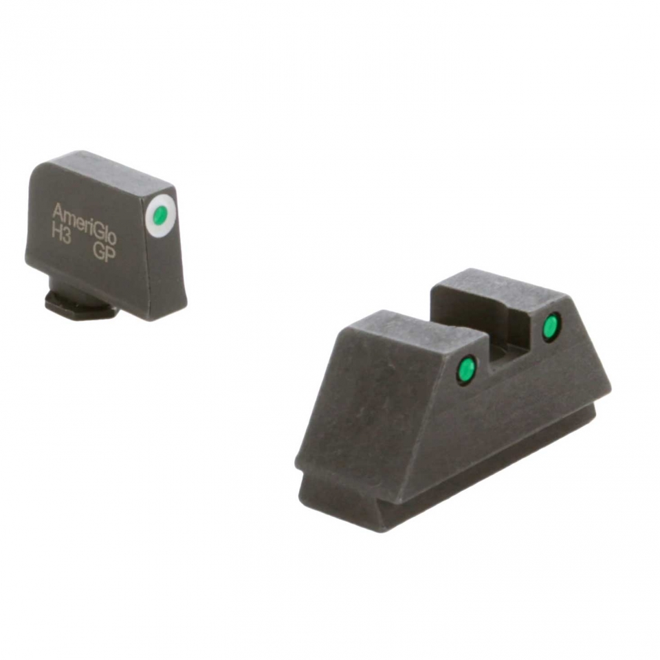 Ameriglo Suppressor Height Sights for Glock, GL-152 | XL Tall Green ...