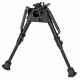 Harris S-BR Bipod | 6-9" Swivel Tactical Bipod with Smooth Legs