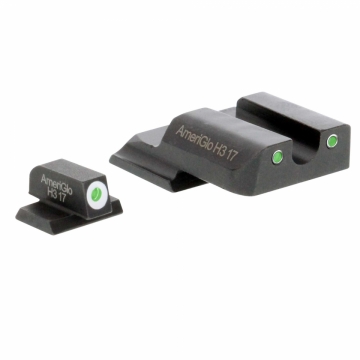 AmeriGlo Classic 3 dot Night Sights for M&P Shield - Tritium