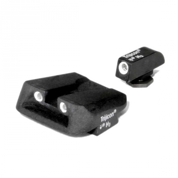 Trijicon GL11: Novak Style Rear Night Sights Set for Glock